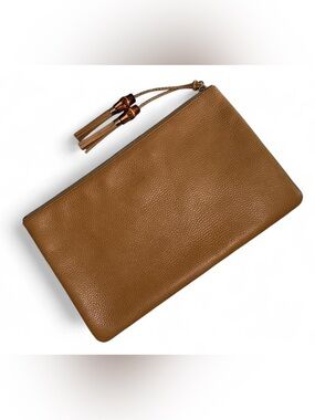 Gucci Tan Leather Clutch